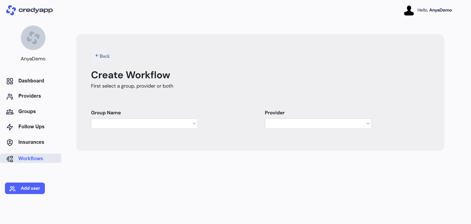 create workflow